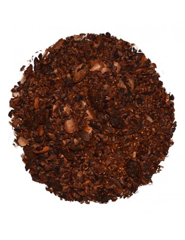 Chá natural de chocolate-baunilha